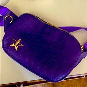 Jeffrey Star fanny pack! Purple w/ gold Limited